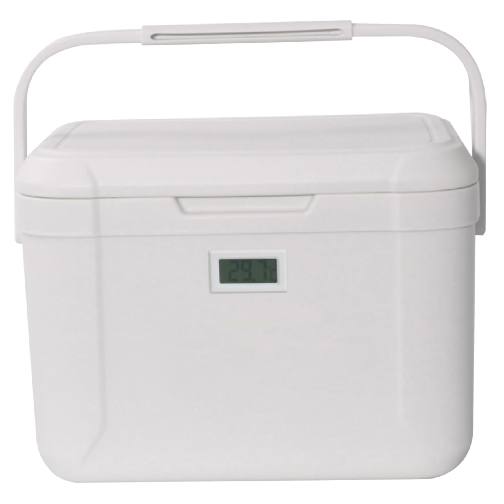 Borsa frigo rigida da 5, 3 Qt, piccola scatola termica, ghiacciaia portatile con maniglia e display della temperatura, a prova di perdite, per mantenere la spiaggia raffreddata per 48-72 ore, per