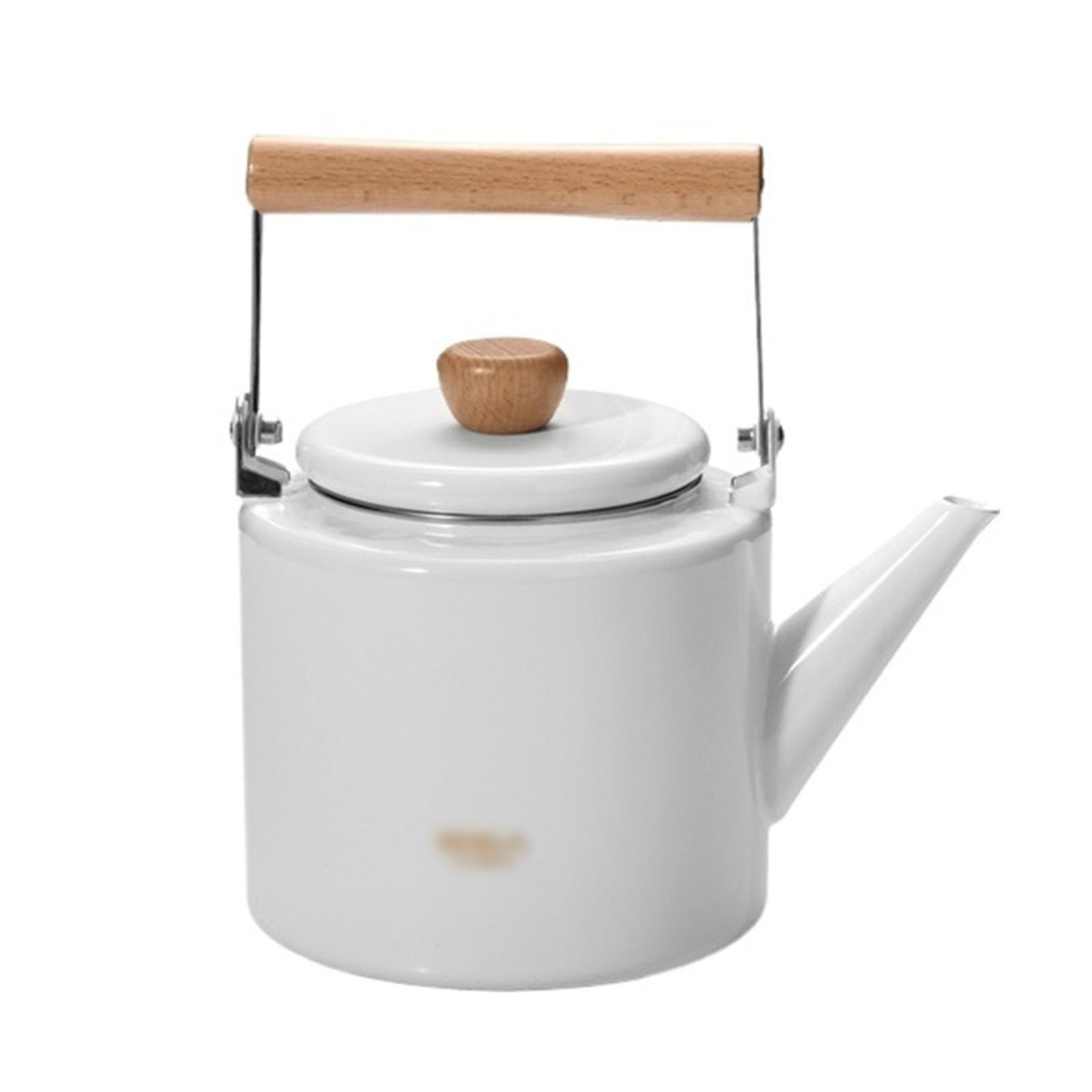 Bouilloire de camping, théière de camping, cafetière, bouilloire de camping en plein air en émail de 2 L, théière portable, eau bouillante à chauffage rapide, idéale for la randonnée, les pique-niques