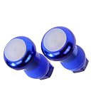 Futaba Bicycle Handlebar End Plug LED Red Light - Blue - Pack Of Two gallery image