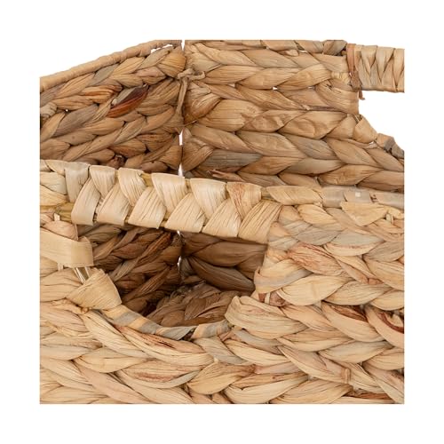 image for Seville Classics Premium Natural Handwoven Portable Laundry Bin Basket