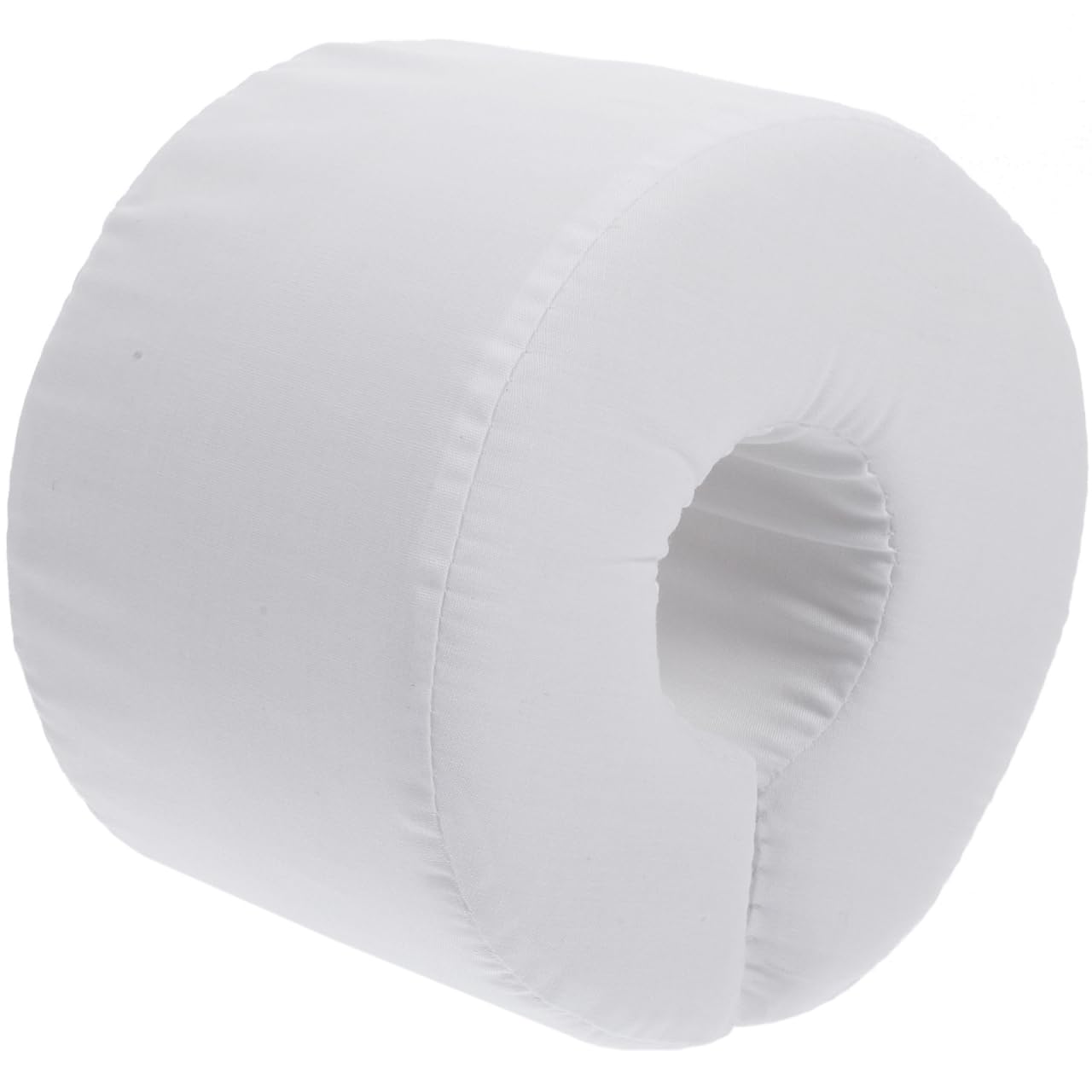 Healifty White Rest Support Pillow With Sponge Hand Ring 6.69X6.69x3.94in Nursing Cushion For Ankle Elevation Pressure Sore Prevention And Circulation Promotion