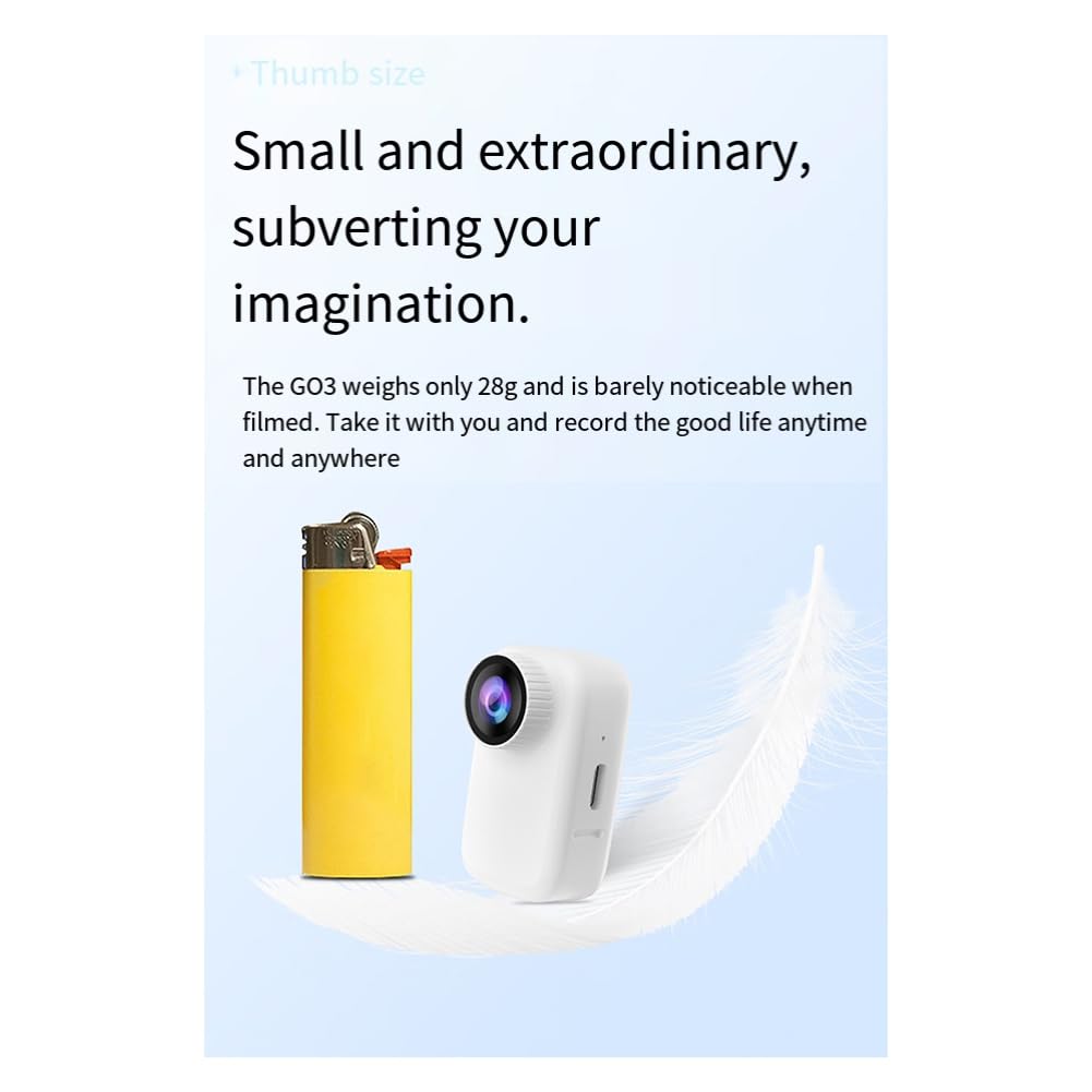 Azione Thumb Camera Anti-Shake 4K WiFi Fotocamera Tascabile Wireless Outdoor Ciclismo Bodycam Fotocamera A