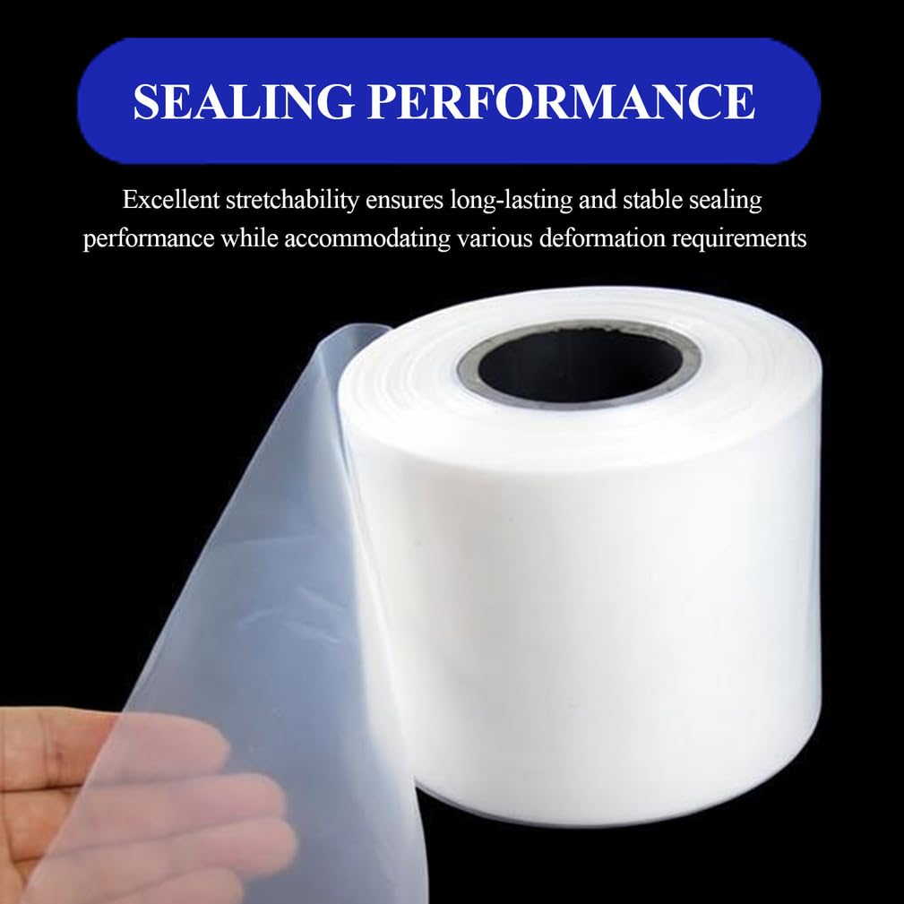 Flexible Teflon-Folienrolle mit PTFE-Schälung | 10 m lange, antihaftbeschichtete und hitzebeständige PTFE-Folie for Dichtungen und den industriellen Einsatz.