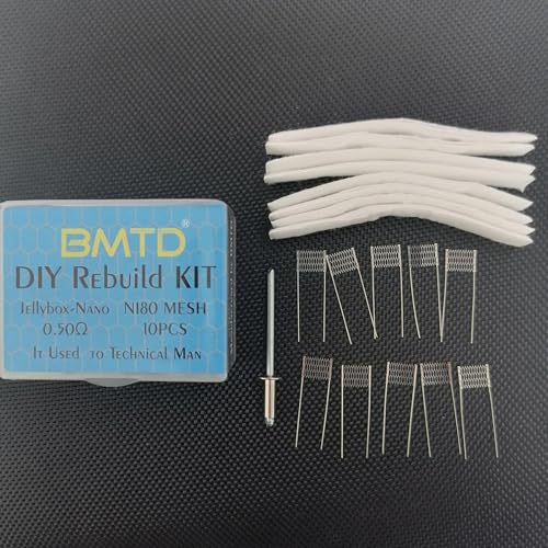 MERISHOPP Store Merishopp DIY Rebuild Kit NI80 Mesh Spiral 0.5ohm - Image 7