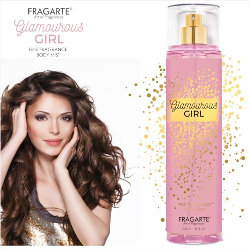 Image of GLAMOUROUS GIRL Body Mist Spray Long Lasting Womens Perfume ORIENTAL WOODY Fragrance 236ml