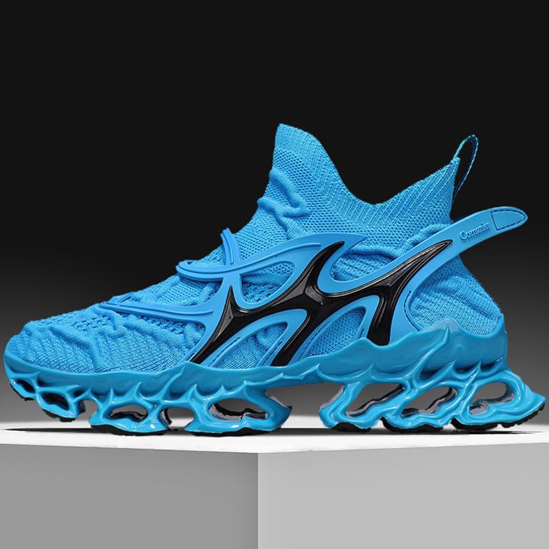 Image of Men's Sneakers for Men Shoes Blade Tennis Mens Trail Running Athletic Fashion Shoe Man Black White Brown Blue Orange Size Basketball Runner