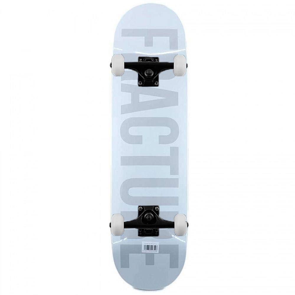 Fracture Skateboards Fade White Complete Skateboard 8.25"