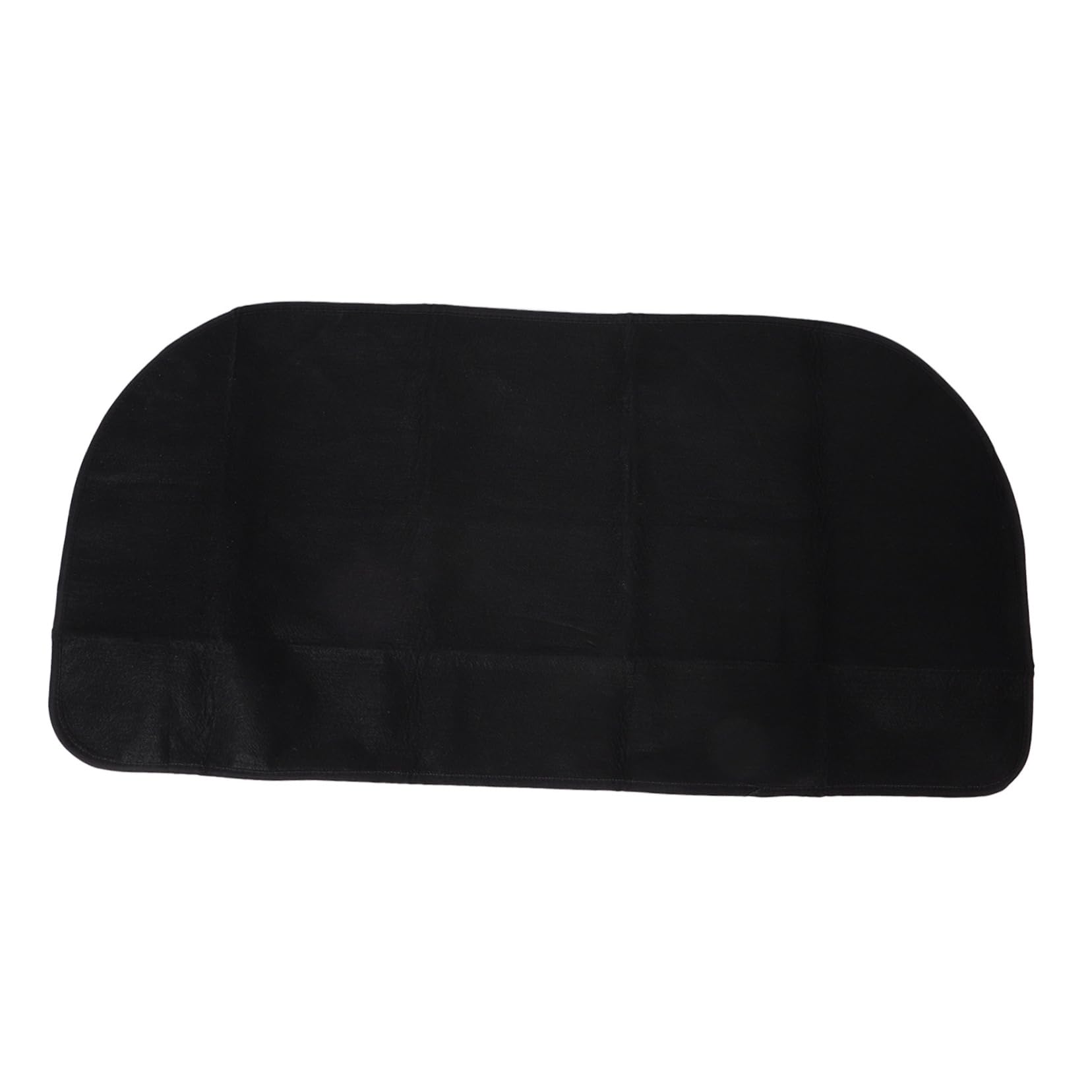 OUNONA Tappeto Ignifugo per Fireplace Semicircolare in Poliestere e PVC, Resistente alle Alte Temperature e Protettivo per Pavimenti, per Camping e Cucina