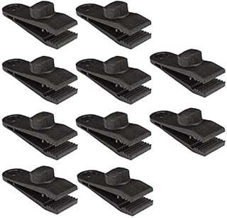 LATERN 10Pcs Tarp Clips, 8CM Plastic Tent Clips Awning Clamp Instant Locking Clip for Tents Couch Cover Tarp Boat Cover Pool Cover Outdoor Camping