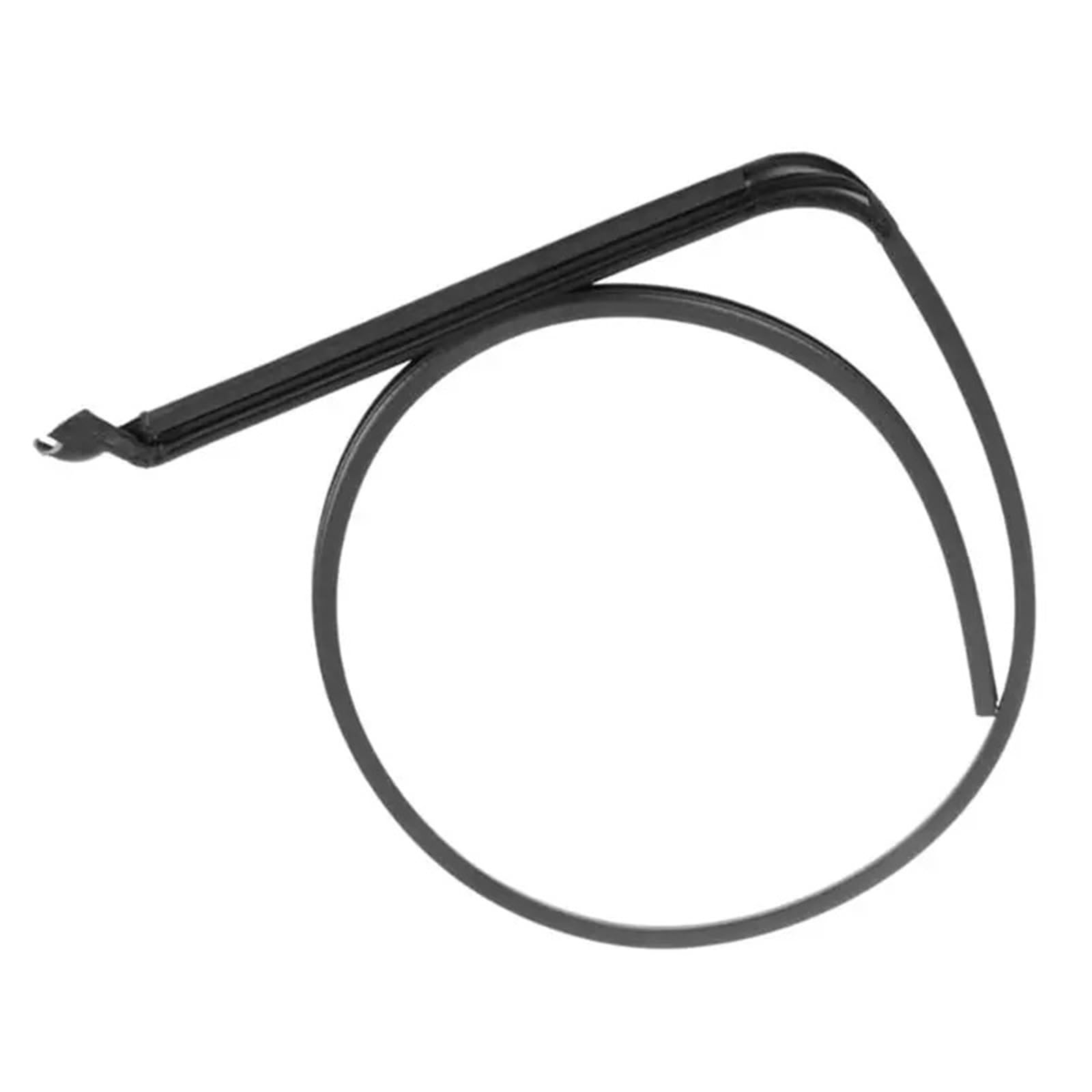 Lkhjdbiy Black Right Car Edge Fit For Hummer H2 Roof Sealing Strip Side Door Weatherstrip 25868657 25868658(Black Right)