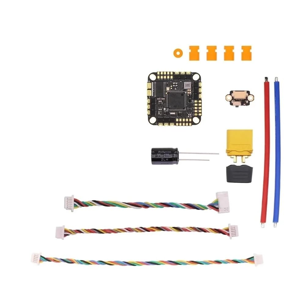 1 pezzo F722 45A AIO Flight Controller adatto for FPV Freestyle Racing Drone 128K ESC 2-6S Doppio giroscopio 25-26,5 mm
