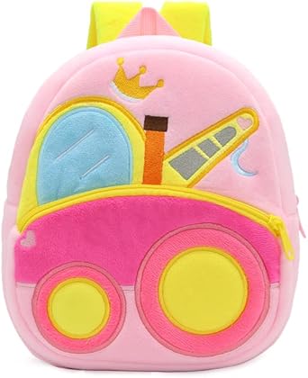 Mochila De Vehículos De Ingeniería Para Niños, Mochila Escolar De