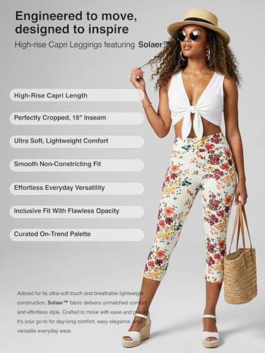 Image of Conceited High Waist Leggings in Shorts, Capri and Full Length - Buttery Soft - 3 inch High Waistband - Regular and Plus Size