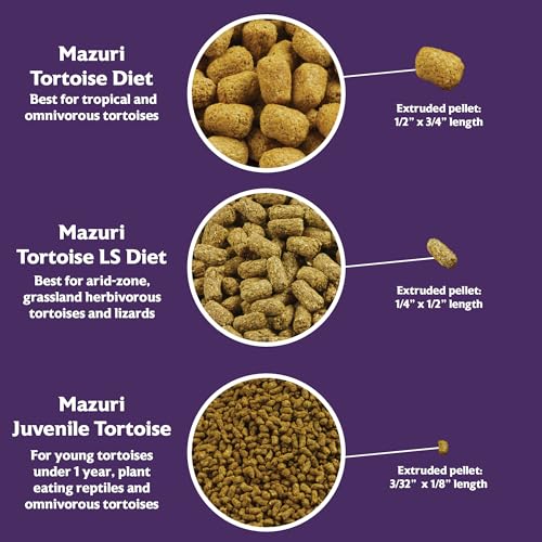 Image of Mazuri | Young Turtle Food for Turtle Puppies | 8 Ounce Bag (8 Oz) 8 Ounce (Pack of 1),Pellet
