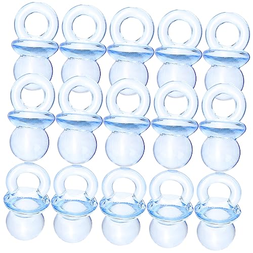 IWOWHERO Miniature Pacifier Models 100pcs Acrylic Pacifier Beads Decor DIY Party Supplies