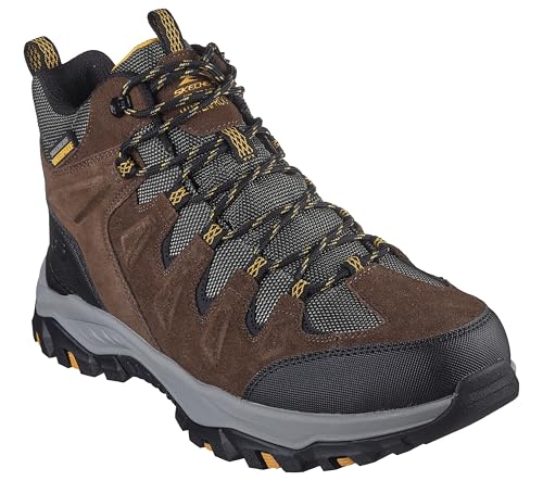 Image of Skechers Men's USA Rickter - Branson Mid Top Waterproof Lace Up Hiker Boot