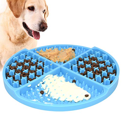 Bangp Tapete de lambida para cães com alimentação lenta, almofada de lamber para cães para redução de tédio e ansiedade, tapete interativo para cães e petiscos, tapete de silicone premium para alimentação lenta e seca e úmida