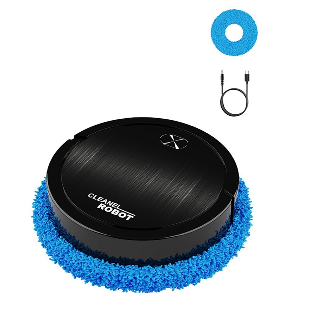 CTRLZS Intelligent Mopping Robot Household Wet and Dry Mopping Machine Portable Rechargeable Cleaning Machine Vacuum Cleaner Easy Install -B