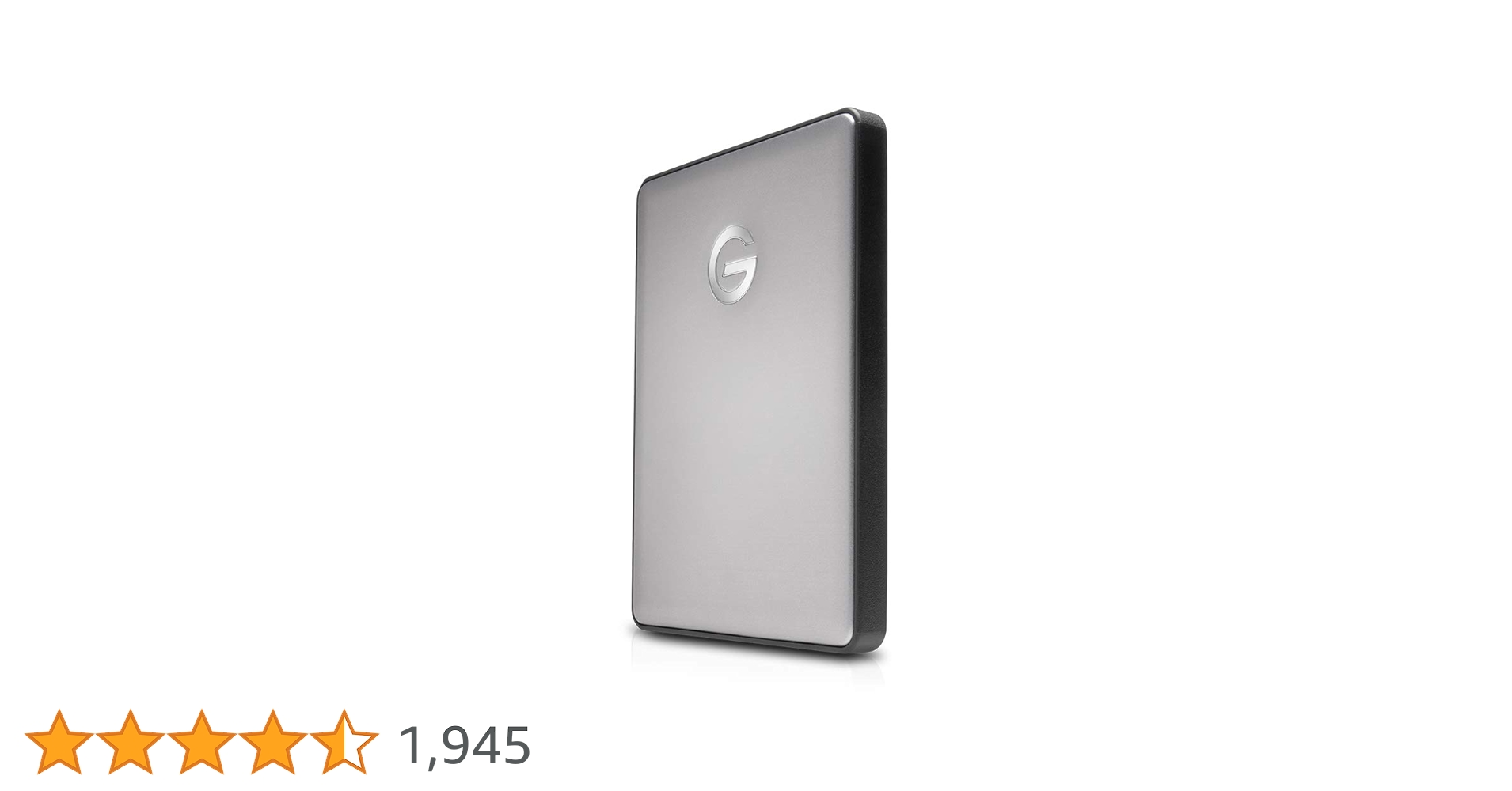 Amazon | G-Technology ポータブルHDD 2TB スぺースグレイ G