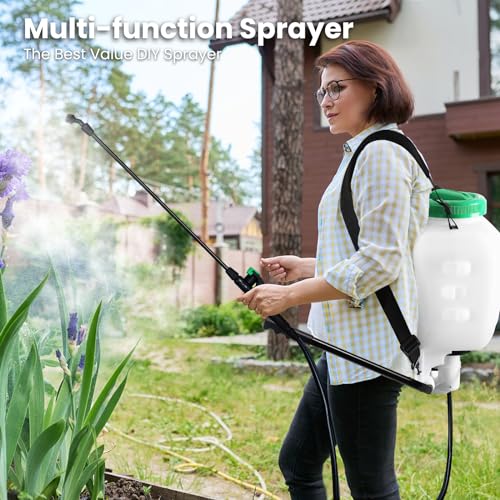 REALWORK 4-Gallon Backpack Sprayer with Padded Shoulder
