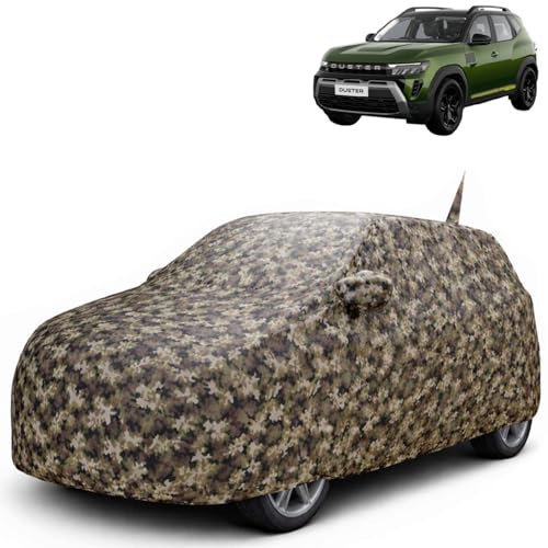 Image of KINGSWAY JungleTech 100% Waterproof Car Cover Only with Duster (Year 2026 Onwards - All Model) | Mirror and Antenna Pockets | Scratchproof | All Weather Car Body Cover