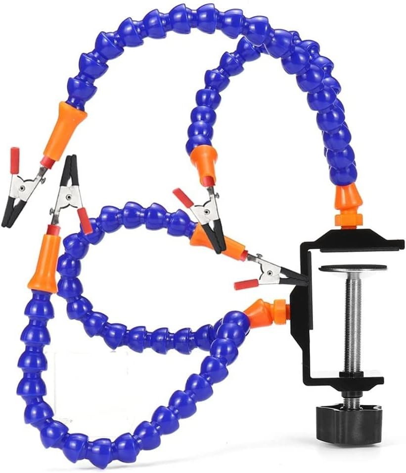 Third Helping Hands Tool Flexible 4 Arms Soldering PCB Holder Desk Clamp