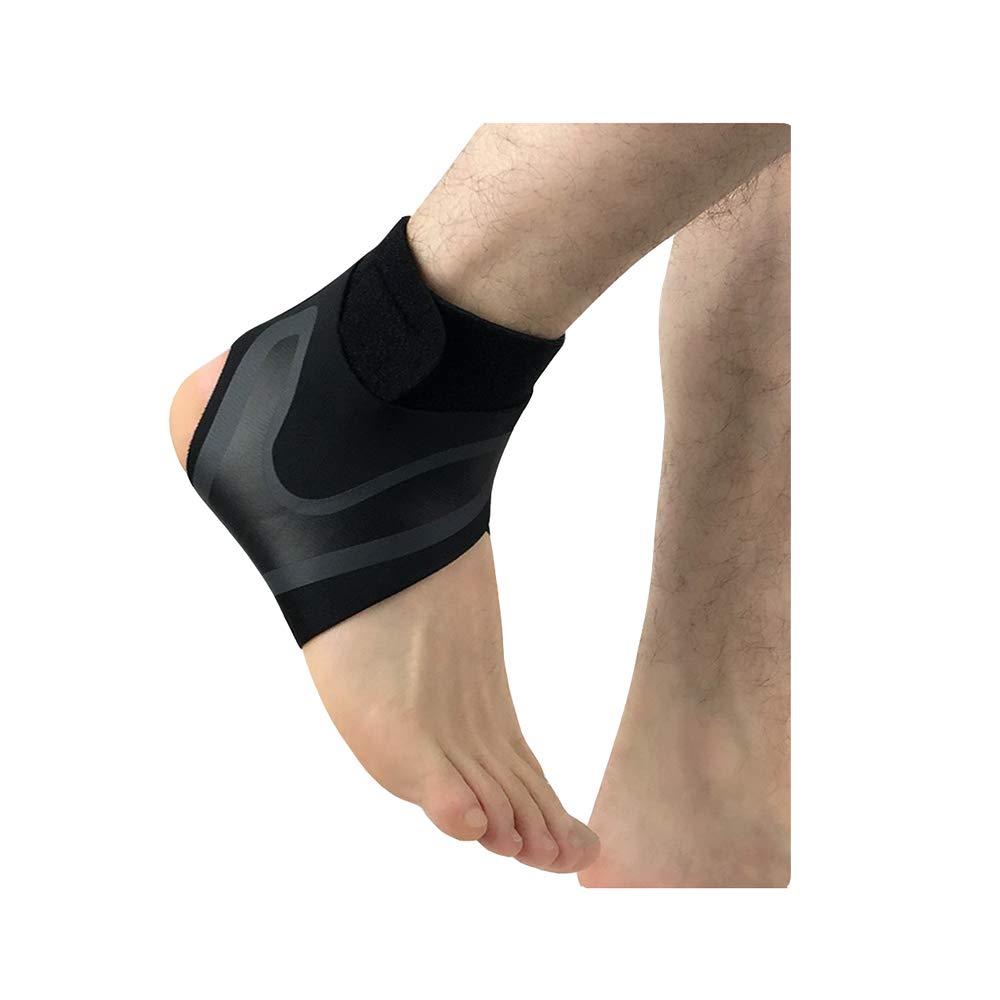 BaronHong Tobillera Unisex Transpirable Banda Ajustable para Deportes - Negro, M