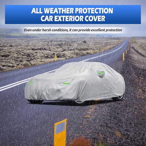 Image of Car Cover Custom Fit for Mazda MX-5 Miata (1989-2026), Migaven Waterproof Full Exterior Cover Sun Rain Protection with Door Zipper and Cotton Lining