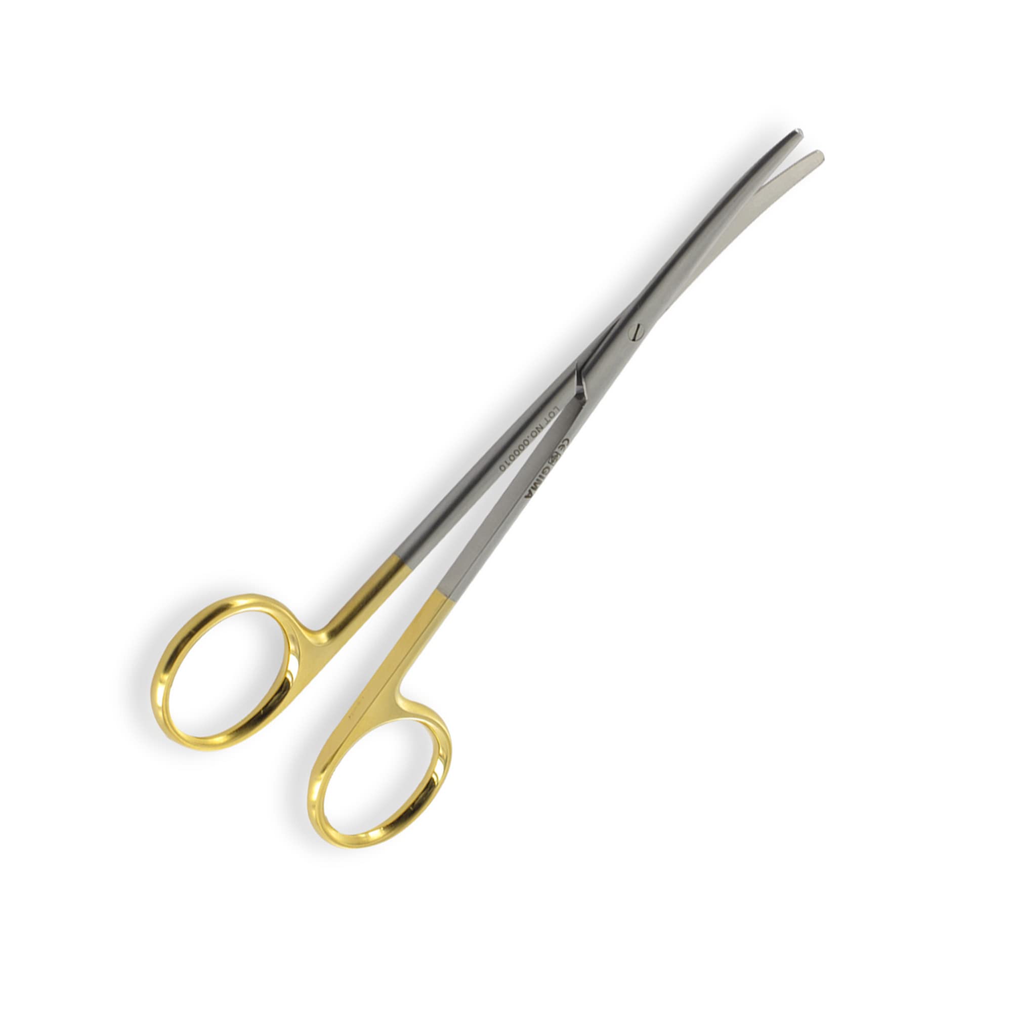 Gima - Metzenbaumin Ciseaux en Carbure de Tungstène, Incurvés, avec des Lames Fermes Qui Garantissent une Haute Précision Aux Chirurgiens, 14 Cm, 26514