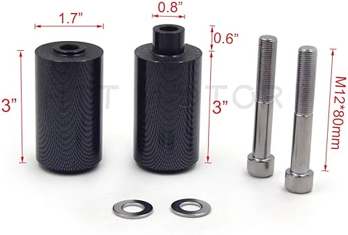 Miniatura 4 de HTTMT MT219-009- Protector deslizante de marco compatible con carbono Yzf R6 Yzfr6 1999-2002