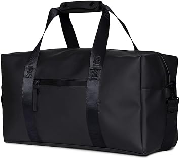 RAINS Trail Gym Bag Waterproof Sports Duffel, Shoulder Strap, 6.9 gal | Waterproof PU gym duffel for women and men; 26 L sports bag, coated zip, mesh pocket, detachable shoulder strap