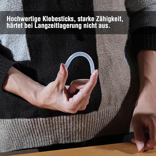 Heißklebesticks 11 mm von WORKPRO, 100 Stück, transparent