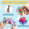 6 Pack Fidget Toys Bulk for Kids & Adults,Sensory Travel Must Have,Autism Anxiety Stress Calm Down Must Have,Treasure Classroom School Prizes Birthday Easter Gifts for Kids 5-7-8-12 Year Old