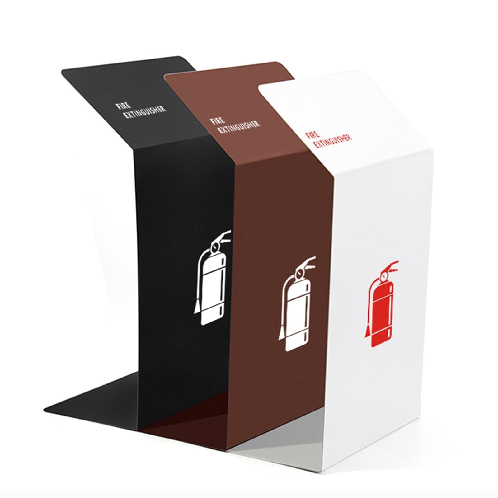 Estuche para extintor, soporte para extintor, equipo de seguridad de emergencia, fácil instalación, para oficinas en casa, espacios comerciales, centros comerciales y almacenes.(D)