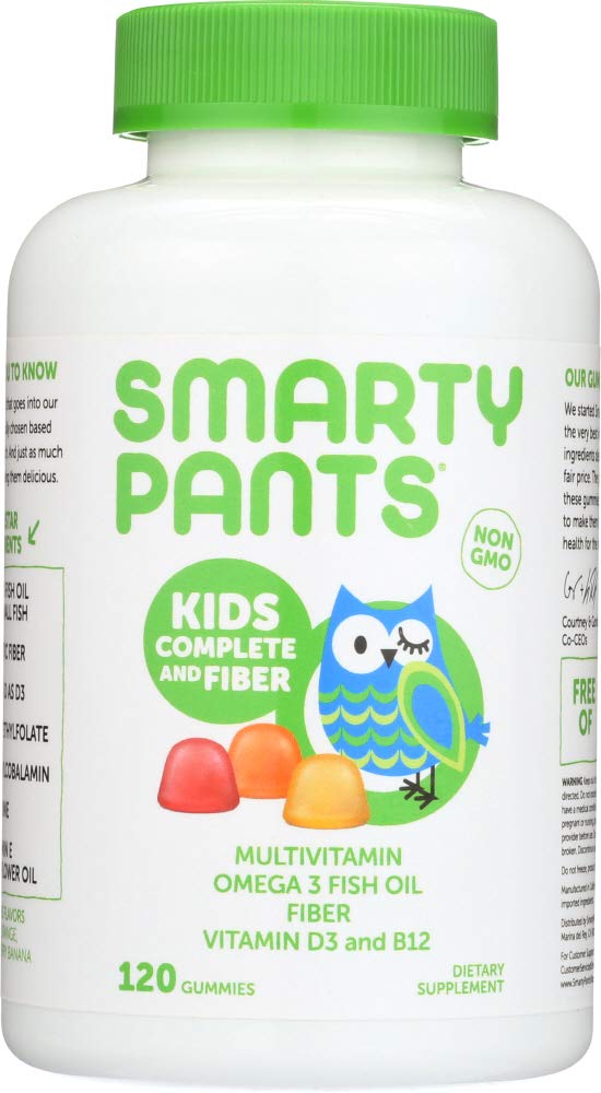 Smarty Pants Multivitamin - Kids Fiber Complete Gummy - 120 ct