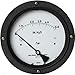 Mid-West 130-SC-00-OO-50H Differential Pressure Gauge with 316 Stainless Steel Body and 316 Stainless Steel Internals, Diaphragm Type, 3/2/3% Full Scale Accuracy, 4-1/2" Dial, 1/4" FNPT Top and Bottom Connection, 0-50 IN H2O Range,