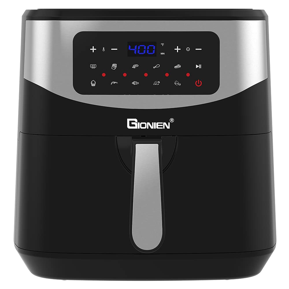 Air Fryer 8 Quart GIONIEN Large Air Fryer XL with Non-Stick Basket,Less Oil Air Fryer Oven,Rotisseri