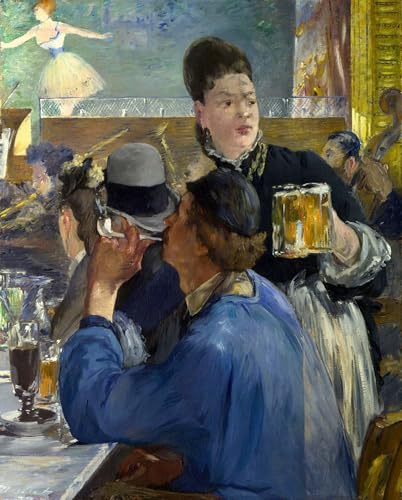 Peinture murale Manet pour décoration salon élégante