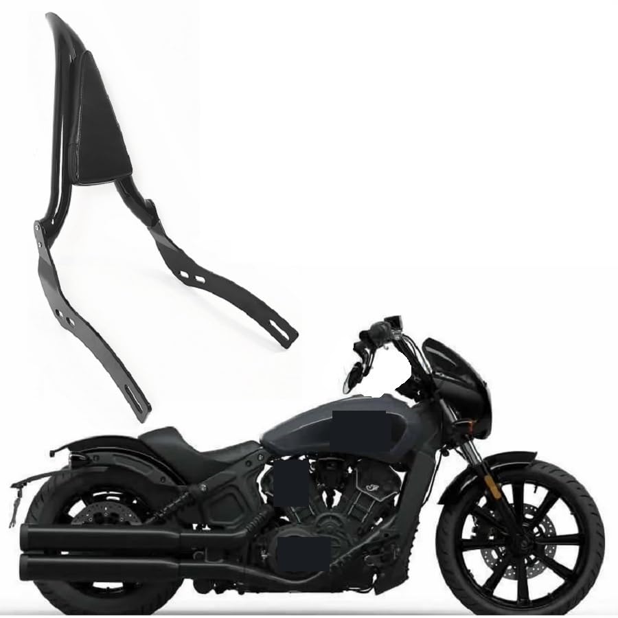 Repose-passager moto avec coussin arrière ergonomique pour Rogue - 2