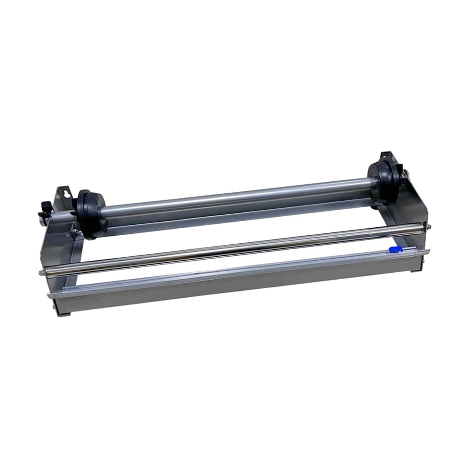 Stretchfolienabroller Palettenwickler Verpackungsfolienhalter Folienabroller Metallkonstruktion mit Integriertem Schneidemesser für Haushalte Betriebe, Silber