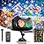 Halloween Christmas Projector Lights Outdoor Indoor, 2 in 1 HD Remote Control 60 Pattern Led Holiday Projector Light, IP44 Waterproof Decorations, Landscape Decor Outside for Xmas Yard Party