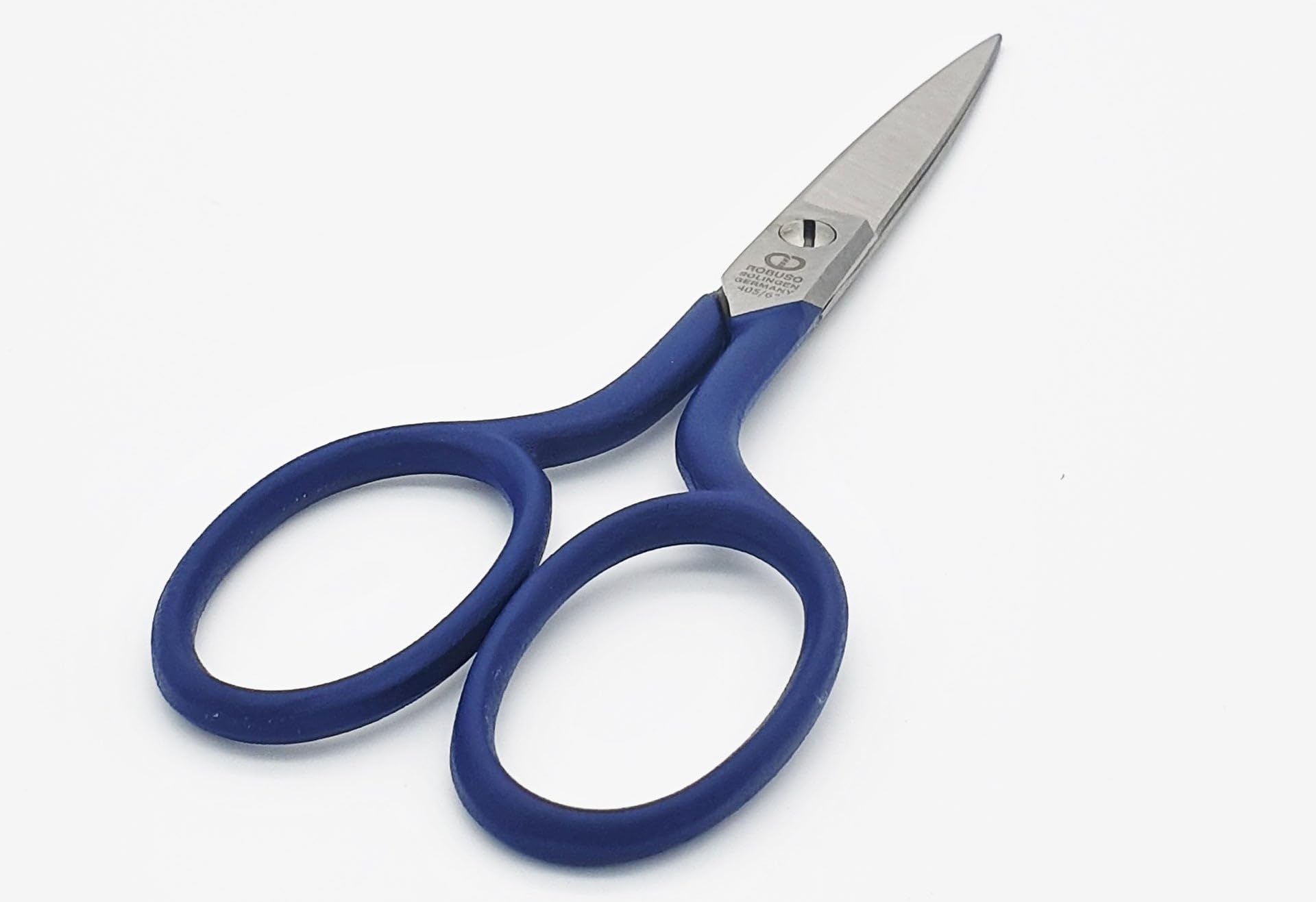 ROBUSO Aramidschere mit kurzem Blatt 6", Profi Glasfaser Schere für leichte Arbeiten, Kleine Schere, Feine Spitze, Schneidet Kohlefaser, Aramid, Dyneema, In Handarbeit gefertigt