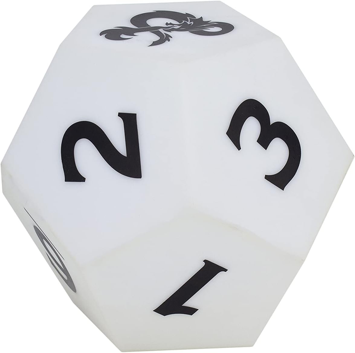 Dungeons and Dragons D12 Light - Officially Licensed DAD Dice Lamp, Gaming Room Mood Lighting, Decor for Bedroom, Battery Powered | Paladone