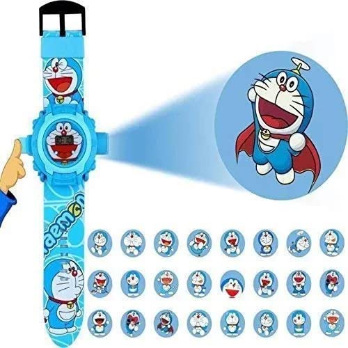 KONKER Doraemon Wrist Multicolour Dial Watch For Kids 24 Image Projector Hand Watch With Digital Led Display For Girls Boys Kids Toddlers Best Gift For Birthday (Blue, Silicone) (B0BKYL5G6B) Amazon Price History, Amazon Price Tracker