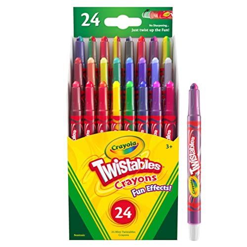 Image of Crayola Twistables Crayons for Kids (24ct) Cute School Supplies for Toddlers, Preschool, Kindergarten, Elementary, Gifts for Boys & Girls, Ages 3, 4, 5