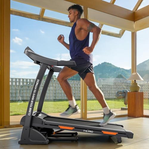 Image of THERUN Incline Treadmill, Treadmills for Running and Walking, 400 lbs Weight Capacity Folding Treadmill with 0-16% Auto Incline, Wide Belt, 4.0 HP, App, Heart Rate