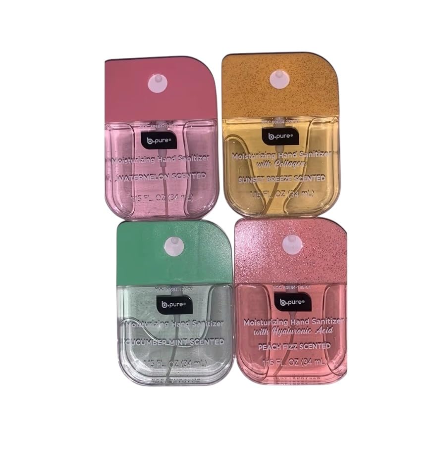 B -Pure Moisturizing Hand Sanitizer spray, 4 Pack