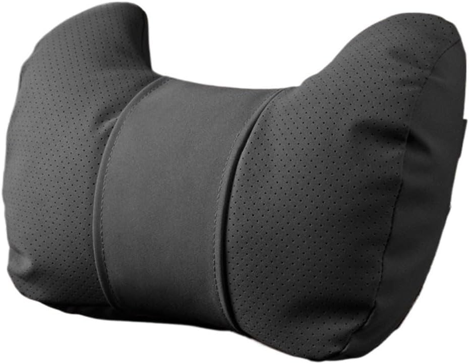 Waist Pillow Car Neck Pillow Soft Fit for Seat Support Comfort Lumbar Pillow(Dark Orange-Neck)