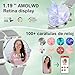 Smartwatch Reloj Inteligente Para Mujer Ligero con FuncióN TeléFono Redonda Delgada Notificación de la Aplicación Seguimiento Monitoreo Salud Actividad FíSica Bluetooth Resistente Agua Android Ios Imagen de Smartwatch Reloj Inteligente Para Mujer Ligero con FuncióN TeléFono Redonda Delgada Notificación de la Aplicación Seguimiento Monitoreo Salud Actividad FíSica Bluetooth Resistente Agua Android Ios