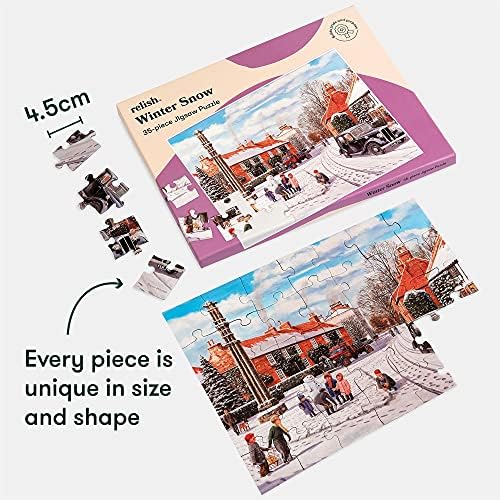 Relish - Dementia Jigsaw Puzzles for Adults, 35 Piece Winter Snow Puzzle - Activities & Gifts for Elderly People with Alzheimer's
